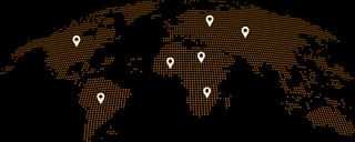 Weltkarte – CodingMed betreut Kunden in ganz Deutschland und Europa